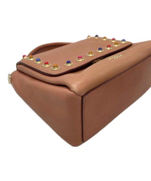 Kate Spade（ケイトスペード）Kate Spade (ケイトスペード) 2WAYバッグ ライトブラウンの古着・服飾アイテム