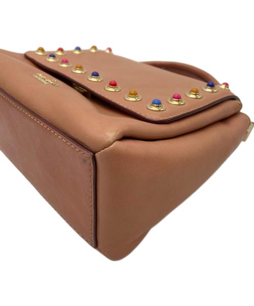 Kate Spade（ケイトスペード）Kate Spade (ケイトスペード) 2WAYバッグ ライトブラウンの古着・服飾アイテム