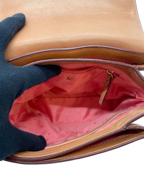 Kate Spade（ケイトスペード）Kate Spade (ケイトスペード) 2WAYバッグ ライトブラウンの古着・服飾アイテム