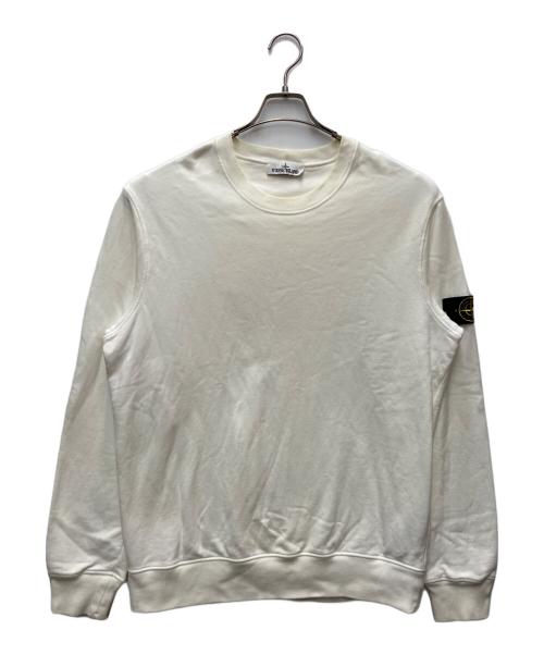 STONE ISLAND（ストーンアイランド）STONE ISLAND (ストーンアイランド) クルーネックスウェット ホワイト サイズ:XLの古着・服飾アイテム