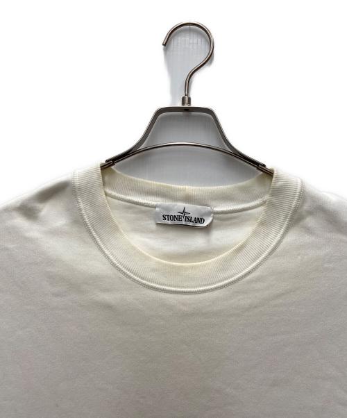 STONE ISLAND（ストーンアイランド）STONE ISLAND (ストーンアイランド) クルーネックスウェット ホワイト サイズ:XLの古着・服飾アイテム