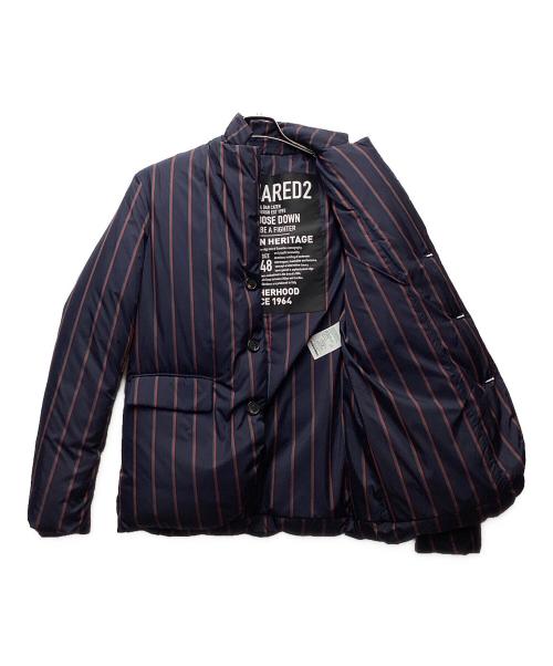 DSQUARED2（ディースクエアード）DSQUARED2 (ディースクエアード) 中綿ジャケット ネイビー サイズ:48の古着・服飾アイテム