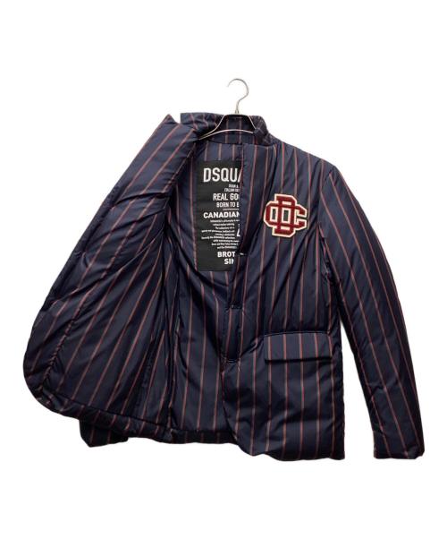 DSQUARED2（ディースクエアード）DSQUARED2 (ディースクエアード) 中綿ジャケット ネイビー サイズ:48の古着・服飾アイテム