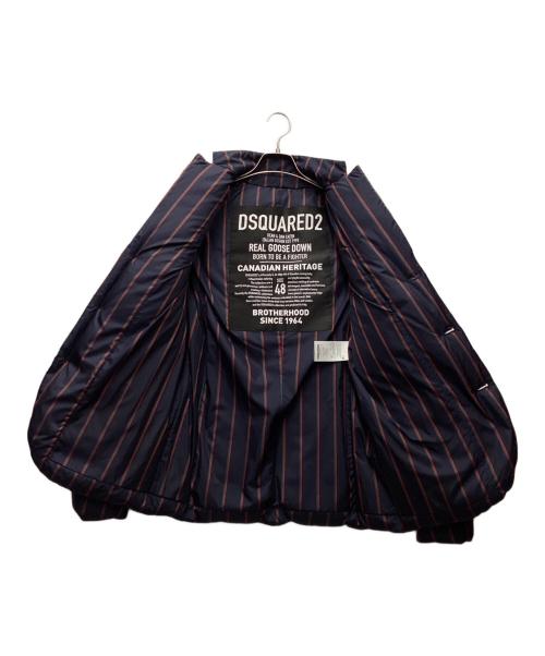 DSQUARED2（ディースクエアード）DSQUARED2 (ディースクエアード) 中綿ジャケット ネイビー サイズ:48の古着・服飾アイテム