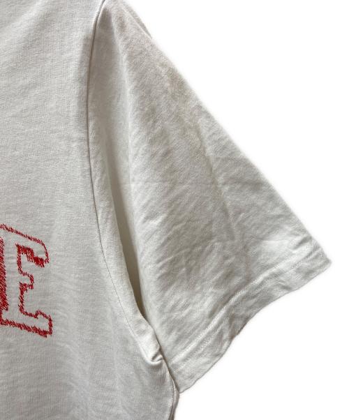 SUPREME（シュプリーム）SUPREME (シュプリーム) Sketch Embroidered S/S Top ホワイト サイズ:Lの古着・服飾アイテム