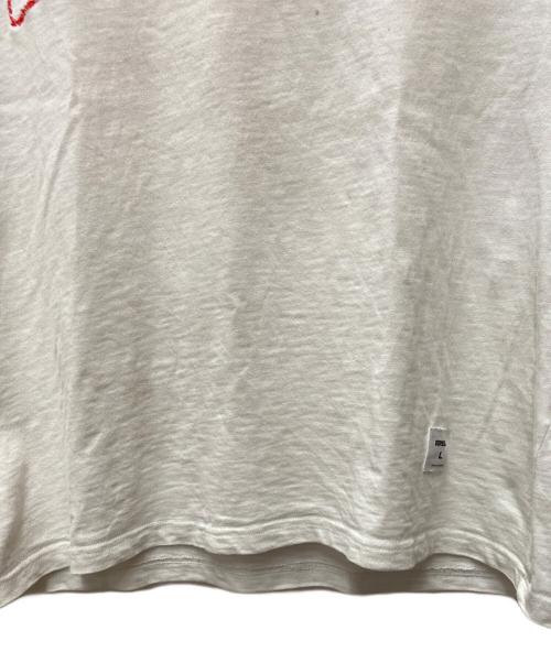 SUPREME（シュプリーム）SUPREME (シュプリーム) Sketch Embroidered S/S Top ホワイト サイズ:Lの古着・服飾アイテム