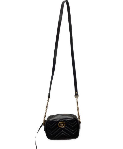 GUCCI（グッチ）GUCCI (グッチ) ミニカメラバッグ ブラックの古着・服飾アイテム