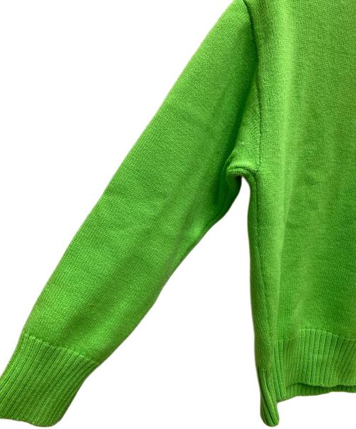 AMI Alexandre Mattiussi（アミアレクサンドルマテュッシ）AMI Alexandre Mattiussi (アミアレクサンドルマテュッシ) 厚手ニット 黄緑 サイズ:XSの古着・服飾アイテム