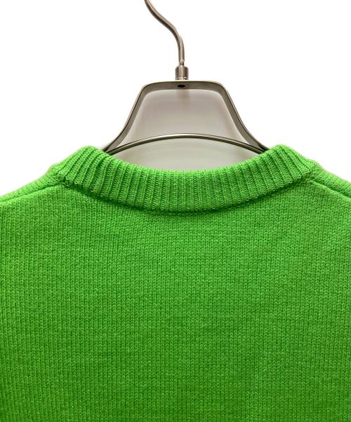 AMI Alexandre Mattiussi（アミアレクサンドルマテュッシ）AMI Alexandre Mattiussi (アミアレクサンドルマテュッシ) 厚手ニット 黄緑 サイズ:XSの古着・服飾アイテム