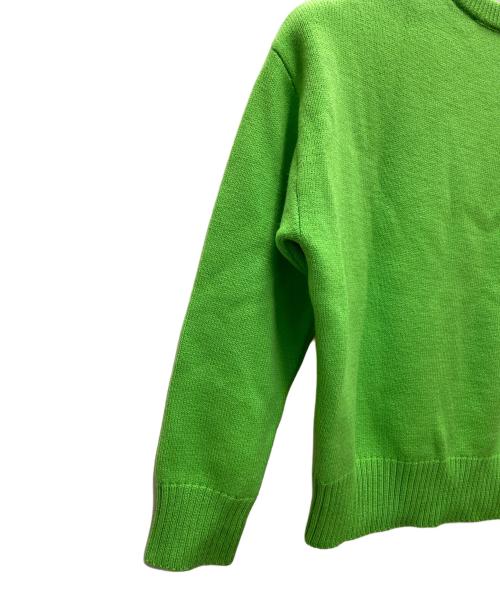 AMI Alexandre Mattiussi（アミアレクサンドルマテュッシ）AMI Alexandre Mattiussi (アミアレクサンドルマテュッシ) 厚手ニット 黄緑 サイズ:XSの古着・服飾アイテム