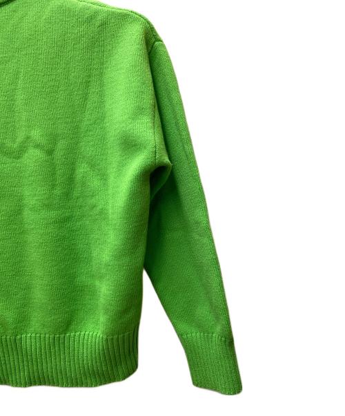 AMI Alexandre Mattiussi（アミアレクサンドルマテュッシ）AMI Alexandre Mattiussi (アミアレクサンドルマテュッシ) 厚手ニット 黄緑 サイズ:XSの古着・服飾アイテム