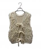 MAISON SCOTCHメゾンスコッチ）の古着「ニットベスト」｜アイボリー