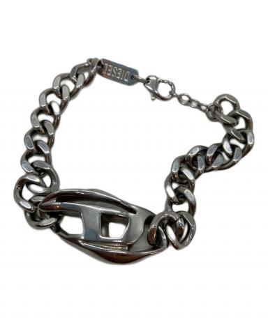 中古・古着通販】DIESEL (ディーゼル) ロゴチェーンブレスレット