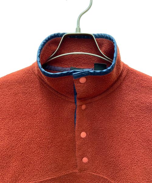Patagonia（パタゴニア）Patagonia (パタゴニア) ハーフボタンフリースプルオーバー/シンチラスナップT/90年代 レッド サイズ:Mの古着・服飾アイテム