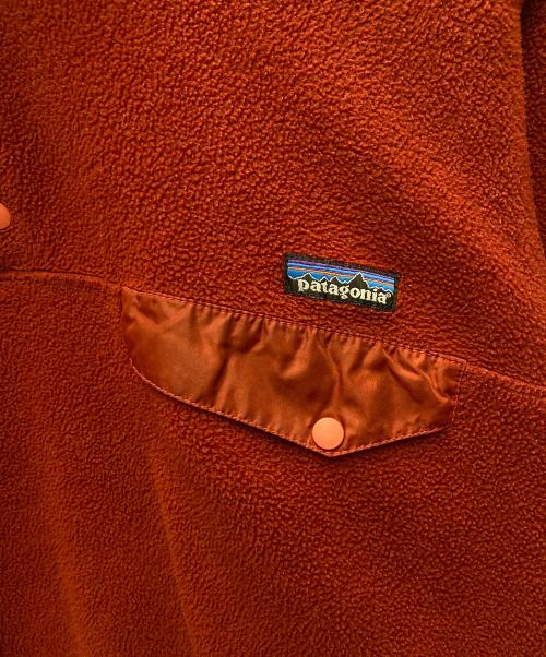Patagonia（パタゴニア）Patagonia (パタゴニア) ハーフボタンフリースプルオーバー/シンチラスナップT/90年代 レッド サイズ:Mの古着・服飾アイテム