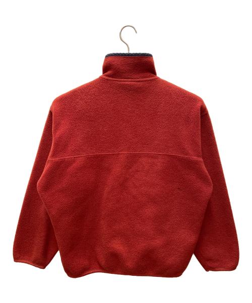 Patagonia（パタゴニア）Patagonia (パタゴニア) ハーフボタンフリースプルオーバー/シンチラスナップT/90年代 レッド サイズ:Mの古着・服飾アイテム