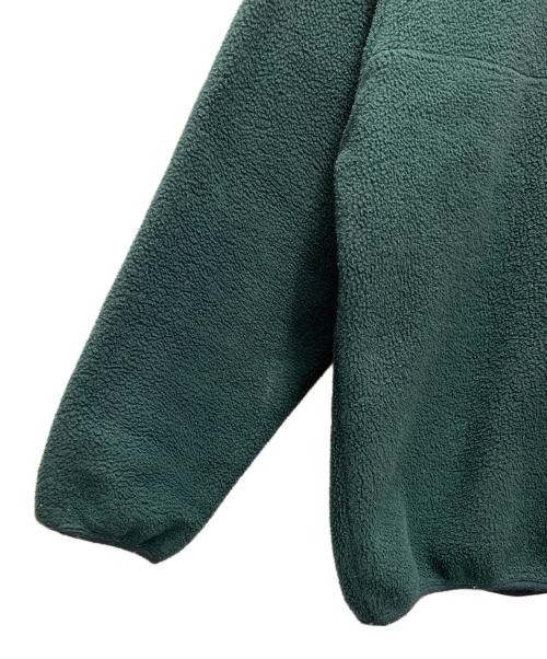 Patagonia（パタゴニア）Patagonia (パタゴニア) ハーフボタンフリースプルオーバー/シンチラスナップT/USA製/90年代 グリーン サイズ:Mの古着・服飾アイテム