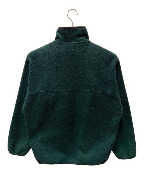 Patagonia（パタゴニア）Patagonia (パタゴニア) ハーフボタンフリースプルオーバー/シンチラスナップT/USA製/90年代 グリーン サイズ:Mの古着・服飾アイテム