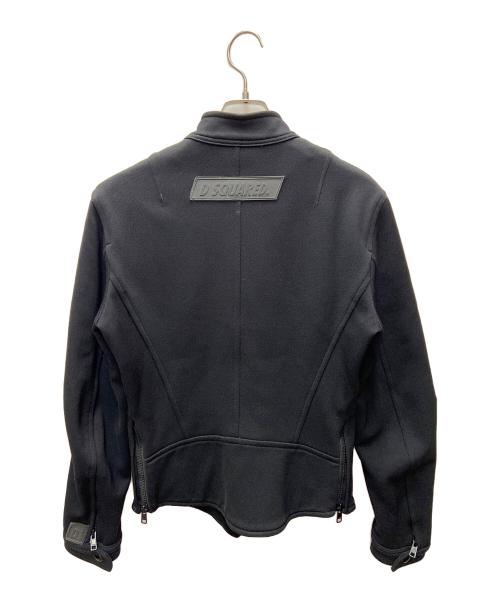 DSQUARED2（ディースクエアード）DSQUARED2 (ディースクエアード) レーヨンジャケット ブラック サイズ:48の古着・服飾アイテム