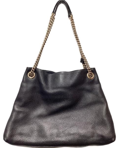 GUCCI（グッチ）GUCCI (グッチ) チェーントートバッグ ブラックの古着・服飾アイテム