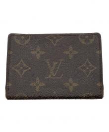 LOUIS VUITTON（ルイ ヴィトン）の古着「パスケース/モノグラム・ポルト2カルト ヴェルティカル」｜ブラウン