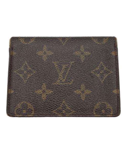 LOUIS VUITTON（ルイ ヴィトン）LOUIS VUITTON (ルイ ヴィトン) パスケース/モノグラム・ポルト2カルト ヴェルティカル ブラウンの古着・服飾アイテム
