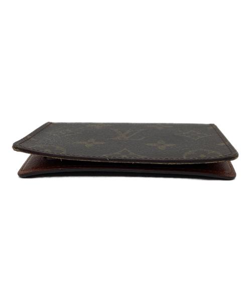 LOUIS VUITTON（ルイ ヴィトン）LOUIS VUITTON (ルイ ヴィトン) パスケース/モノグラム・ポルト2カルト ヴェルティカル ブラウンの古着・服飾アイテム