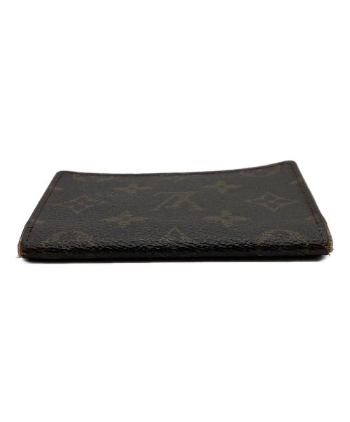 LOUIS VUITTON（ルイ ヴィトン）LOUIS VUITTON (ルイ ヴィトン) パスケース/モノグラム・ポルト2カルト ヴェルティカル ブラウンの古着・服飾アイテム