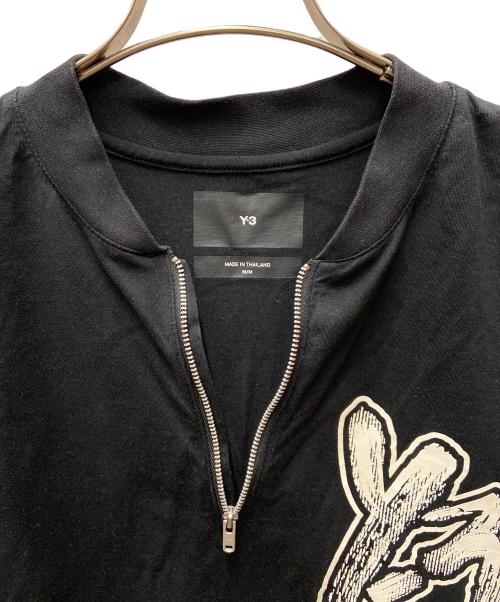 Y-3（ワイスリー）Y-3 (ワイスリー) 半袖カットソー ブラック サイズ:Mの古着・服飾アイテム