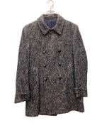 TAGLIATOREタリアトーレ）の古着「ツイードPコート」｜ネイビー