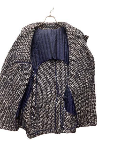 TAGLIATORE（タリアトーレ）TAGLIATORE (タリアトーレ) ツイードPコート ネイビー サイズ:表記無しの古着・服飾アイテム