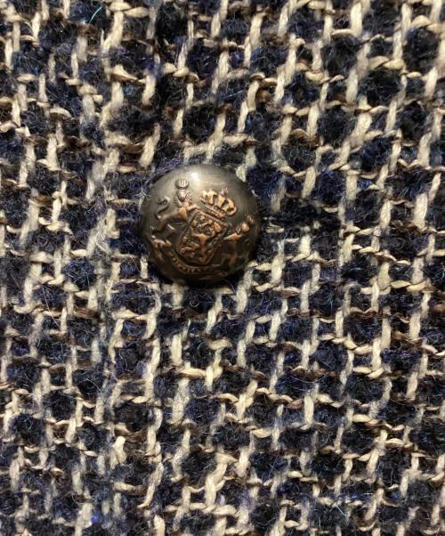 TAGLIATORE（タリアトーレ）TAGLIATORE (タリアトーレ) ツイードPコート ネイビー サイズ:表記無しの古着・服飾アイテム