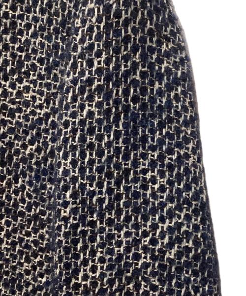 TAGLIATORE（タリアトーレ）TAGLIATORE (タリアトーレ) ツイードPコート ネイビー サイズ:表記無しの古着・服飾アイテム