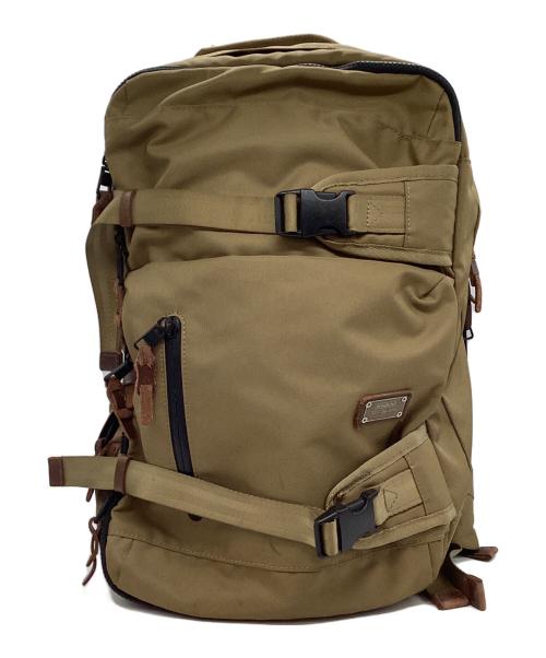 AS2OV（アッソブ）AS2OV (アッソブ) バックパック/CORDURA DOBBY 305D 3WAY BACK PACK ベージュ×ブラウンの古着・服飾アイテム