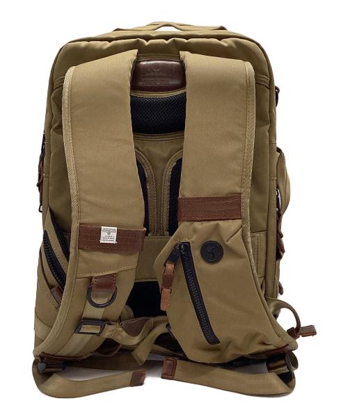 AS2OV（アッソブ）AS2OV (アッソブ) バックパック/CORDURA DOBBY 305D 3WAY BACK PACK ベージュ×ブラウンの古着・服飾アイテム