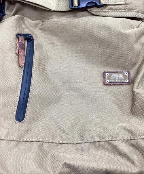 AS2OV（アッソブ）AS2OV (アッソブ) バックパック/CORDURA DOBBY 305D 3WAY BACK PACK ベージュ×ブラウンの古着・服飾アイテム