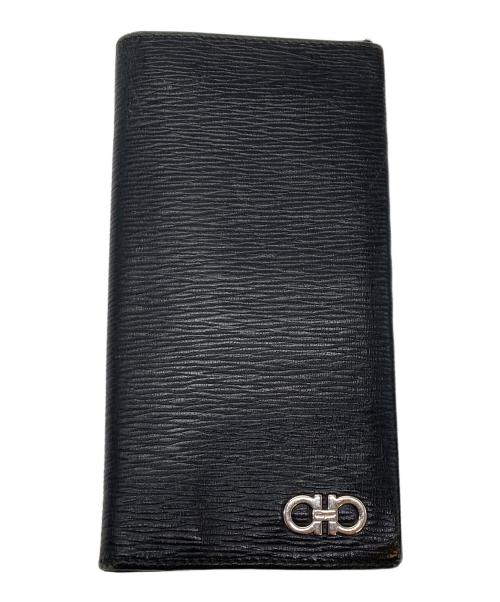 Salvatore Ferragamo（サルヴァトーレ フェラガモ）Salvatore Ferragamo (サルヴァトーレ フェラガモ) 長財布 ブラックの古着・服飾アイテム