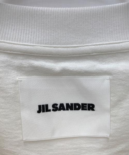 JIL SANDER（ジルサンダー）JIL SANDER (ジルサンダー) 半袖カットソー ホワイト サイズ:Mの古着・服飾アイテム