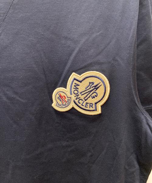 MONCLER（モンクレール）MONCLER (モンクレール) 半袖カットソー ネイビー サイズ:Sの古着・服飾アイテム