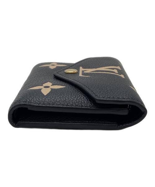 LOUIS VUITTON（ルイ ヴィトン）LOUIS VUITTON (ルイ ヴィトン) 3つ折り財布/モノグラム・アンプラント・ポルトフォイユ・ヴィクトリーヌ ブラック×アイボリーの古着・服飾アイテム