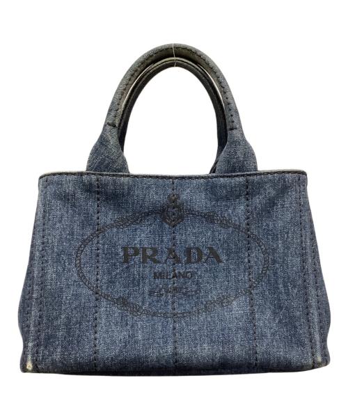 PRADA（プラダ）PRADA (プラダ) ハンドバッグ/カナパミニ/デニム インディゴの古着・服飾アイテム