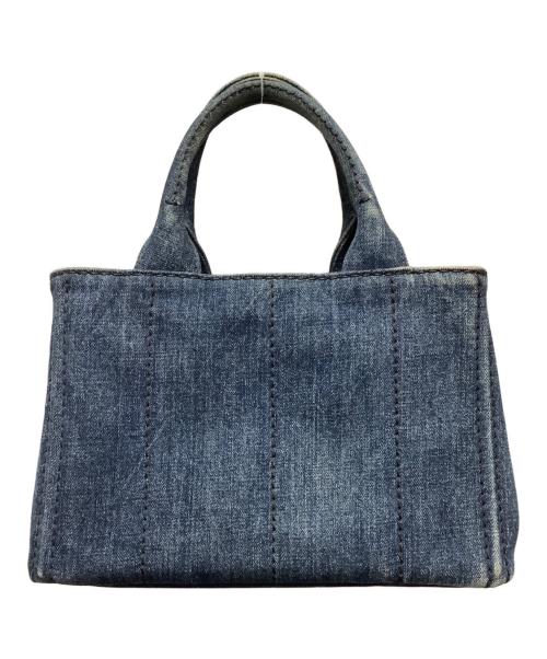 PRADA（プラダ）PRADA (プラダ) ハンドバッグ/カナパミニ/デニム インディゴの古着・服飾アイテム