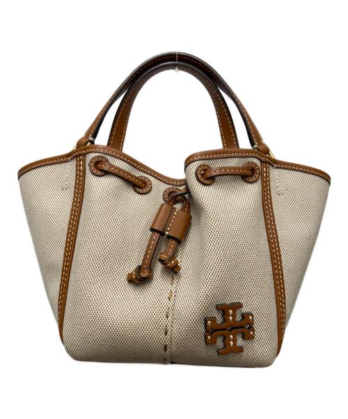 TORY BURCH（トリーバーチ）TORY BURCH (トリーバーチ) 2WAYバッグ/マックグロー ミニ ブラウン×ベージュの古着・服飾アイテム