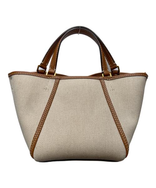 TORY BURCH（トリーバーチ）TORY BURCH (トリーバーチ) 2WAYバッグ/マックグロー ミニ ブラウン×ベージュの古着・服飾アイテム