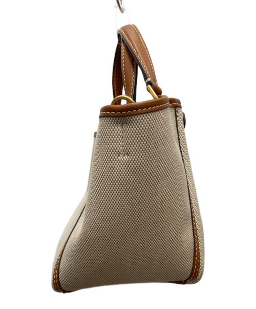 TORY BURCH（トリーバーチ）TORY BURCH (トリーバーチ) 2WAYバッグ/マックグロー ミニ ブラウン×ベージュの古着・服飾アイテム