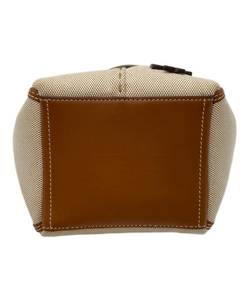 TORY BURCH（トリーバーチ）TORY BURCH (トリーバーチ) 2WAYバッグ/マックグロー ミニ ブラウン×ベージュの古着・服飾アイテム