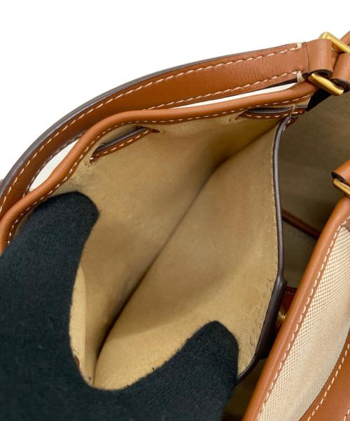 TORY BURCH（トリーバーチ）TORY BURCH (トリーバーチ) 2WAYバッグ/マックグロー ミニ ブラウン×ベージュの古着・服飾アイテム