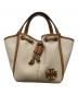 TORY BURCH（トリーバーチ）の古着「2WAYバッグ/マックグロー ミニ」｜ブラウン×ベージュ