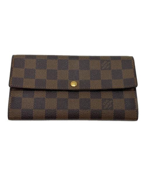 LOUIS VUITTON（ルイ ヴィトン）LOUIS VUITTON (ルイ ヴィトン) 長財布/ダミエ・ポルトフォイユ・サラの古着・服飾アイテム