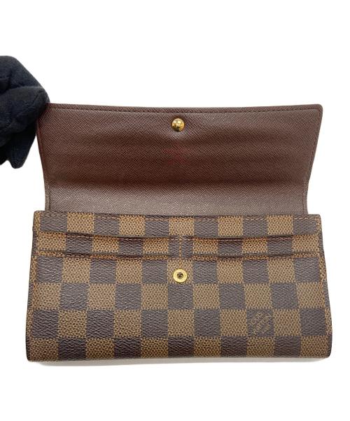 LOUIS VUITTON（ルイ ヴィトン）LOUIS VUITTON (ルイ ヴィトン) 長財布/ダミエ・ポルトフォイユ・サラの古着・服飾アイテム